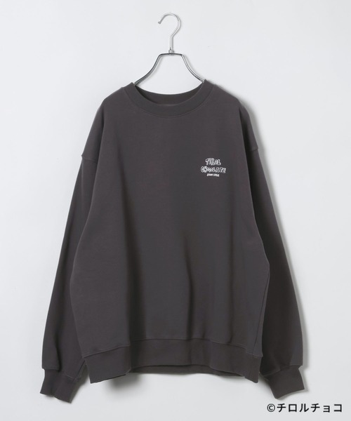 LEPSIM（レプシィム）の「【チロルチョコ×LEPSIM】アソートクルースウェット　647986（スウェット・レディース・ブラウン/チャコールグレー/アイボリー・FREE）」の6枚目の写真