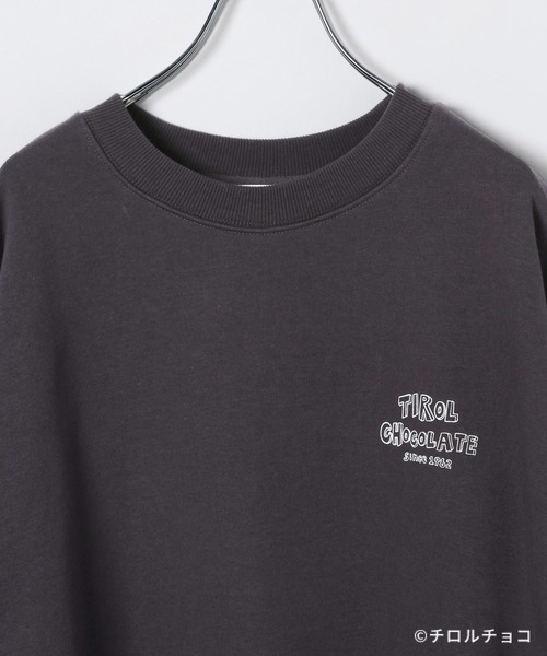 LEPSIM（レプシィム）の「【チロルチョコ×LEPSIM】アソートクルースウェット　647986（スウェット・レディース・ブラウン/チャコールグレー/アイボリー・FREE）」の10枚目の写真