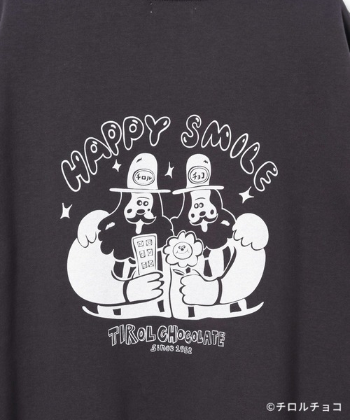 LEPSIM（レプシィム）の「【チロルチョコ×LEPSIM】アソートクルースウェット　647986（スウェット・レディース・ブラウン/チャコールグレー/アイボリー・FREE）」の18枚目の写真