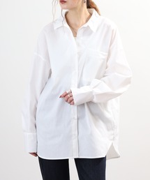 ロング丈ボリュームスリーブビッグシャツ