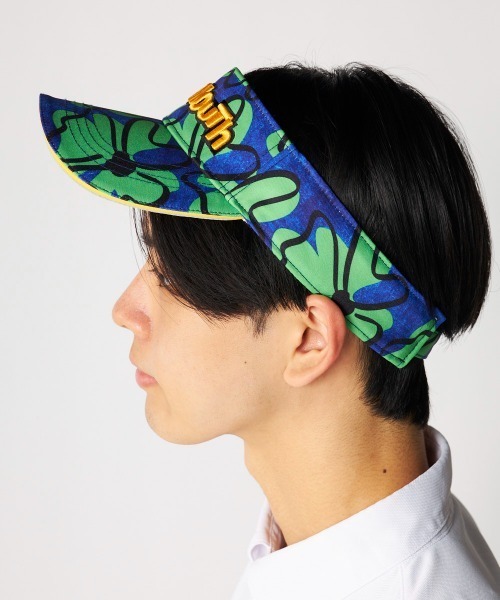 Loudmouth(ラウドマウス)の「LOUDMOUTH/ラウドマウス ゴルフウェア 総柄 ロゴ 刺繍 軽量 サンバイザー(サンバイザー・メンズ・その他3/その他2/その他1/その他4/その他・FREE)」の12枚目の写真