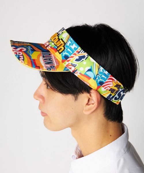 Loudmouth(ラウドマウス)の「LOUDMOUTH/ラウドマウス ゴルフウェア 総柄 ロゴ 刺繍 軽量 サンバイザー(サンバイザー・メンズ・その他3/その他2/その他1/その他4/その他・FREE)」の17枚目の写真