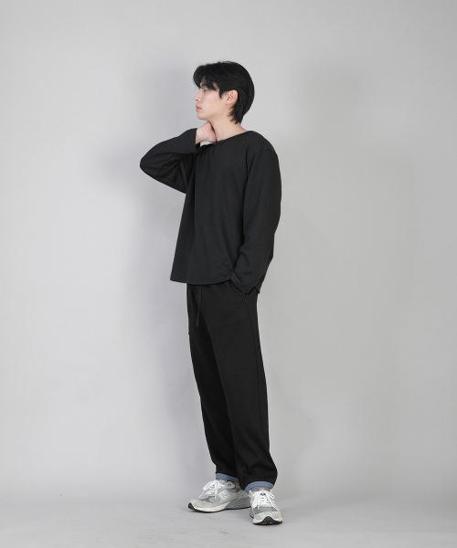 SAINTCREW(セントクルー)の「無地Rネック長袖TシャツRRL-875ブラック(Tシャツ/カットソー・メンズ・その他・LARGE/MEDIUM/XX-LARGE/X-LARGE/SMALL/XXX-LARGE/XXXX-LARGE)」の6枚目の写真