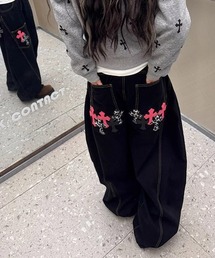 Ressaca（レサーカ）の「クロスパッチカーブデニムパンツ（デニムパンツ）」