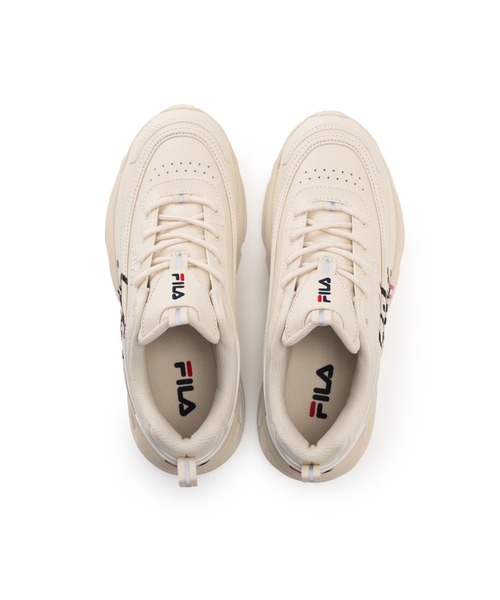 FILA(フィラ)の「RAYTONA SCRIPT(スニーカー・レディース・ベージュ・24.5cm/24.0cm/28.0cm/27.0cm/26.0cm/25.0cm/22.5cm/23.0cm/23.5cm)」の2枚目の写真