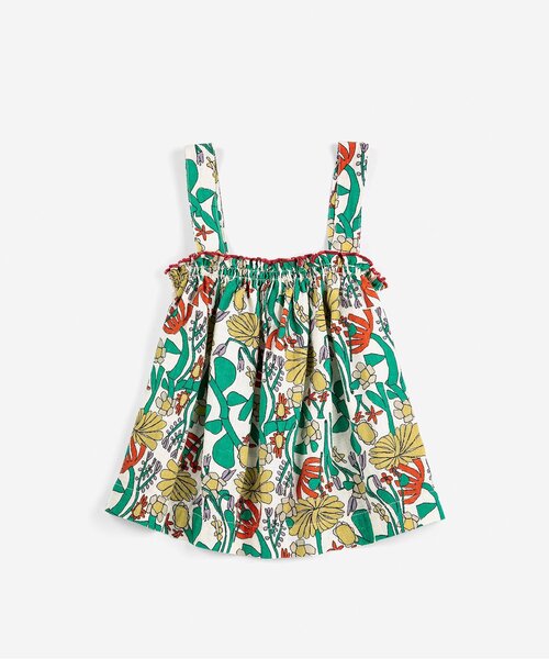 BOBO CHOSES(ボボショーズ)の「総柄Color Herbalis 半袖ブラウス【キッズ】(シャツ/ブラウス・キッズ・マルチ・130/110/100/120)」の1枚目の写真