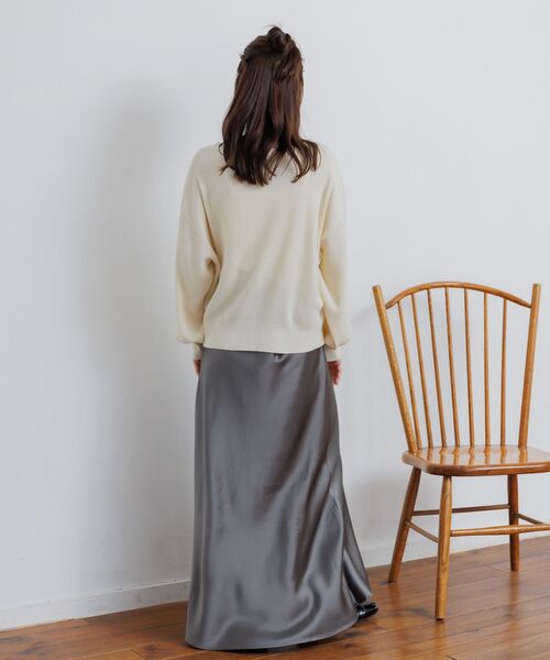 RETRO GIRL（レトロガール）の「スキッパーニットカーディガン（カーディガン/ボレロ・レディース・イエロー/ライトグレー/オフホワイト・FREE）」の20枚目の写真