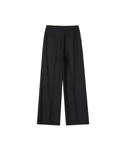 LAP（ラップ）の「ツーピンタックワイドスラックス AS1WP262（スラックス・レディース・チャコール/ブラック・SMALL/MEDIUM）」の4枚目の写真