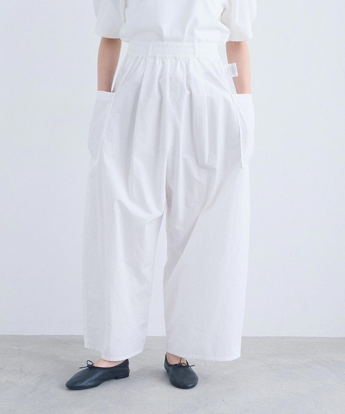 I am I in fact...(アイアムアイインファクト)の「SUSIE PANTS(その他パンツ・レディース・ホワイト/サックスブルー/ブラック・FREE)」の1枚目の写真