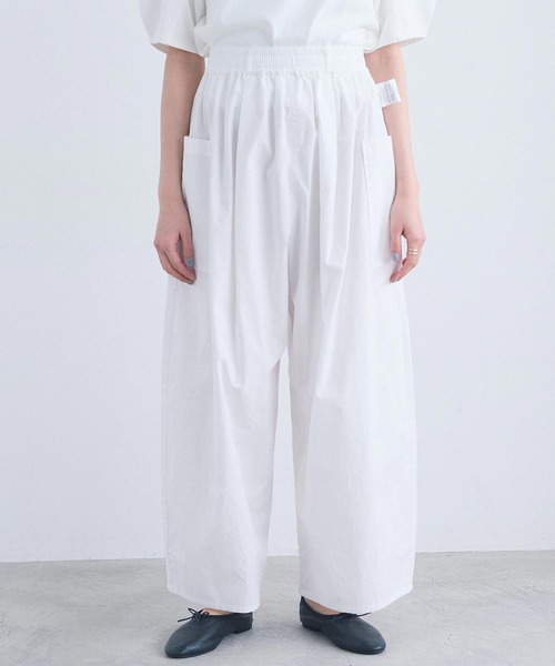 I am I in fact...(アイアムアイインファクト)の「_SUSIE PANTS(その他パンツ・レディース・ホワイト/サックスブルー/ブラック・FREE)」の13枚目の写真