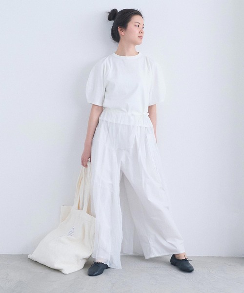 I am I in fact...(アイアムアイインファクト)の「_SUSIE PANTS(その他パンツ・レディース・ホワイト/サックスブルー/ブラック・FREE)」の15枚目の写真