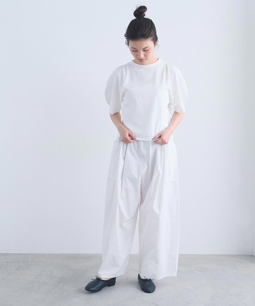 I am I in fact...(アイアムアイインファクト)の「SUSIE PANTS(その他パンツ・レディース・ホワイト/サックスブルー/ブラック・FREE)」の12枚目の写真