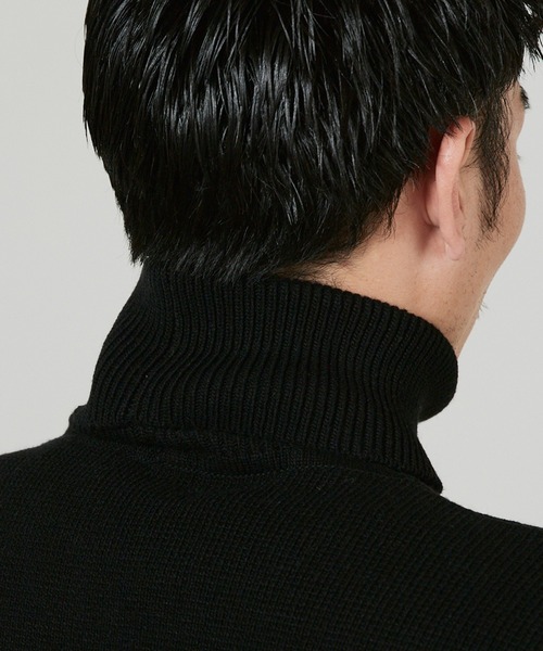superNova.(スーパーノヴァ)の「superNova. Tutle neck sweater / SN-459A(ニット/セーター・メンズ・ブラック・S/M)」の5枚目の写真