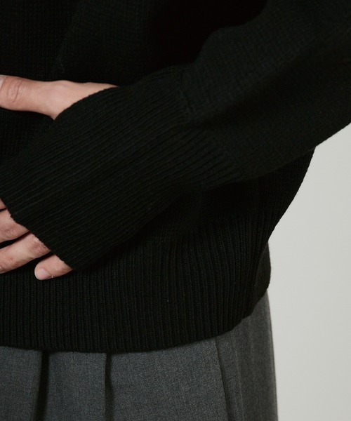 superNova.(スーパーノヴァ)の「superNova. Tutle neck sweater / SN-459A(ニット/セーター・メンズ・ブラック・S/M)」の6枚目の写真