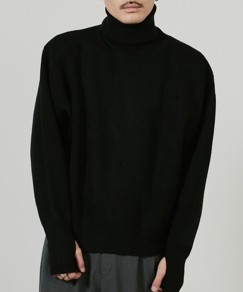 superNova.(スーパーノヴァ)の「superNova. Tutle neck sweater / SN-459A(ニット/セーター・メンズ・ブラック・S/M)」の17枚目の写真