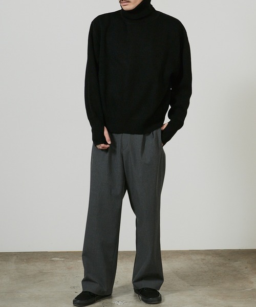 superNova.(スーパーノヴァ)の「superNova. Tutle neck sweater / SN-459A(ニット/セーター・メンズ・ブラック・S/M)」の9枚目の写真