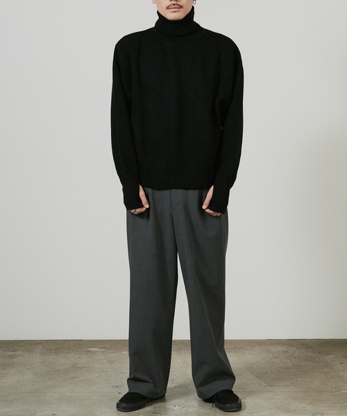 superNova.(スーパーノヴァ)の「superNova. Tutle neck sweater / SN-459A(ニット/セーター・メンズ・ブラック・S/M)」の8枚目の写真