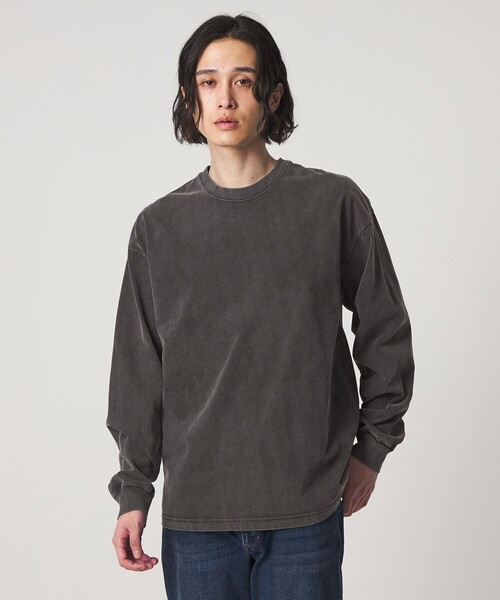 A DAY IN THE LIFE UNITED ARROWS(アデイインザライフユナイテッドアローズ)の「フェードカラー テンジク ワイド カットソー<A DAY IN THE LIFE>(Tシャツ/カットソー・メンズ・ケリーグリーン/ナチュラル/ブラック・L/M)」の4枚目の写真