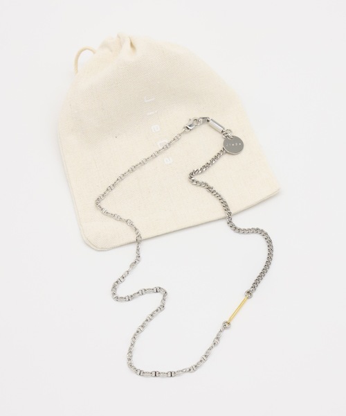 JIEDA(ジエダ)の「THIN SWITCHING NECKLACE(ネックレス・メンズ・シルバー・ONESIZE)」の2枚目の写真