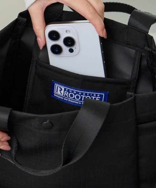 ROOTOTE（ルートート）の「ルートート / SC.デリ2way.リップストップ-A（ショルダーバッグ・レディース・ブラウン/チャコールグレー/ブラック/カーキ・FREE）」の18枚目の写真