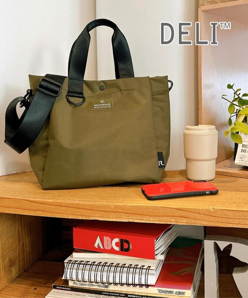ROOTOTE（ルートート）の「ルートート / SC.デリ2way.リップストップ-A（ショルダーバッグ・レディース・ブラウン/チャコールグレー/ブラック/カーキ・FREE）」の22枚目の写真