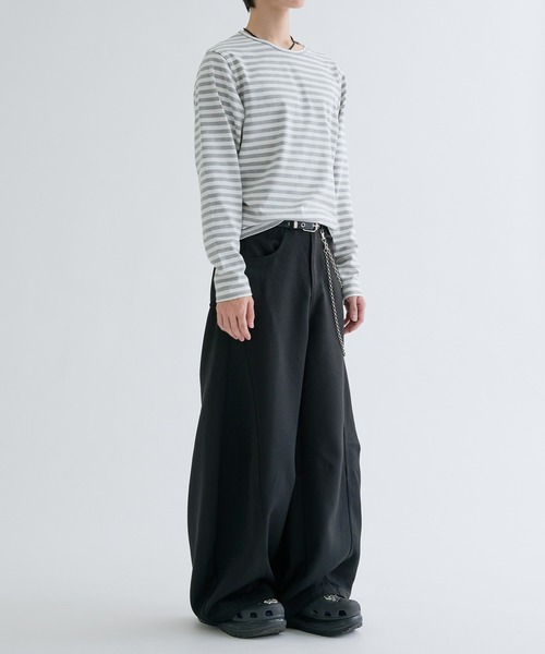 トップス everyone cotton border long sleeve tee L Assorted border long sleeve tee / アソートボーダーロングスリーブ