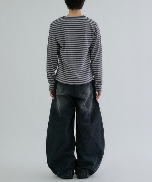 EPNK（イーピーエヌケー）の「Assorted border long sleeve tee