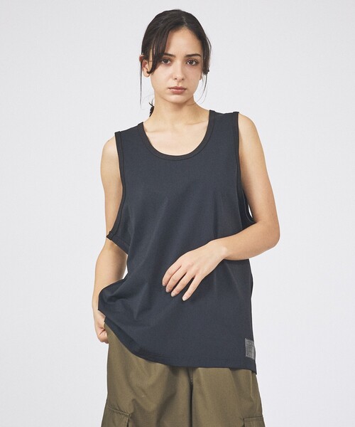 TAION(タイオン)の「【TAION / タイオン】FANCTION Tank-top /ファンクション タンクトップ /ユニセックス 【WEB限定】(Tシャツ/カットソー・メンズ・ホワイト/チャコールグレー/ブラック/ダークネイビー・M/L)」の2枚目の写真