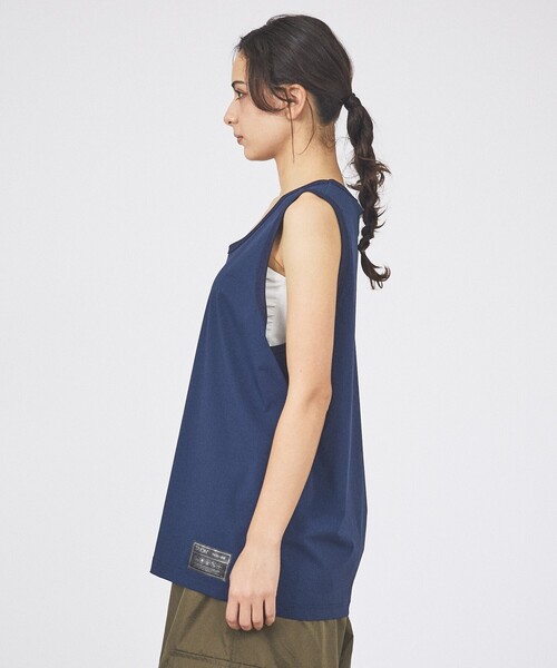 TAION(タイオン)の「【TAION / タイオン】FANCTION Tank-top /ファンクション タンクトップ /ユニセックス 【WEB限定】(Tシャツ/カットソー・メンズ・ホワイト/チャコールグレー/ブラック/ダークネイビー・M/L)」の19枚目の写真