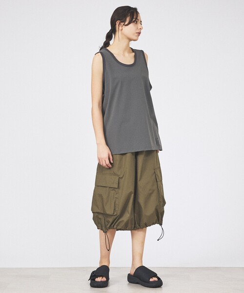 TAION(タイオン)の「【TAION / タイオン】FANCTION Tank-top /ファンクション タンクトップ /ユニセックス 【WEB限定】(Tシャツ/カットソー・メンズ・ホワイト/チャコールグレー/ブラック/ダークネイビー・M/L)」の11枚目の写真