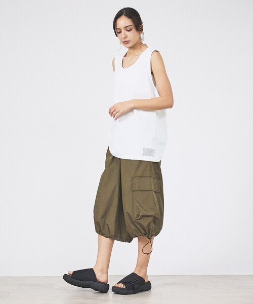 TAION(タイオン)の「【TAION / タイオン】FANCTION Tank-top /ファンクション タンクトップ /ユニセックス 【WEB限定】(Tシャツ/カットソー・メンズ・ホワイト/チャコールグレー/ブラック/ダークネイビー・M/L)」の8枚目の写真