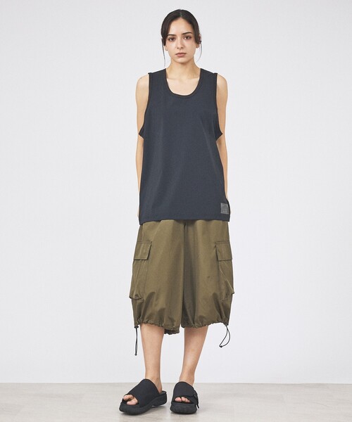 TAION(タイオン)の「【TAION / タイオン】FANCTION Tank-top /ファンクション タンクトップ /ユニセックス 【WEB限定】(Tシャツ/カットソー・メンズ・ホワイト/チャコールグレー/ブラック/ダークネイビー・M/L)」の7枚目の写真