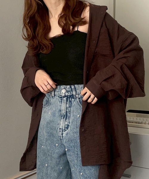 merrylatte（メリーラテ）の「ラメキャミソール（キャミソール・レディース・ホワイト/ブラウン/ブラック・FREE）」の2枚目の写真