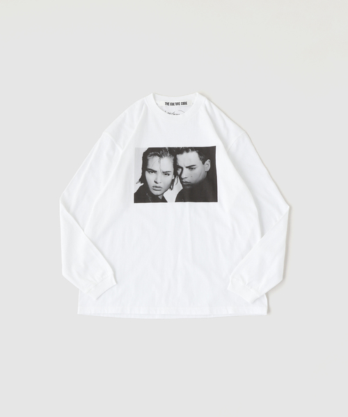 EDIFICE（エディフィス）の「THE C.CORD（ザ カルチャーコード) J.MORGAN FACE Tシャツ（Tシャツ/カットソー・メンズ・ホワイト/ブラック・LARGE/MEDIUM）」の2枚目の写真