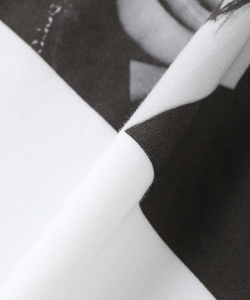 EDIFICE（エディフィス）の「THE C.CORD（ザ カルチャーコード) J.MORGAN FACE Tシャツ（Tシャツ/カットソー・メンズ・ホワイト/ブラック・LARGE/MEDIUM）」の6枚目の写真