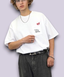 Burner（バーナー）の「【GROOVY STORE】CVC WIDE Crew Neck T-Shirt  刺繍＆グラフィックT（Tシャツ/カットソー）」