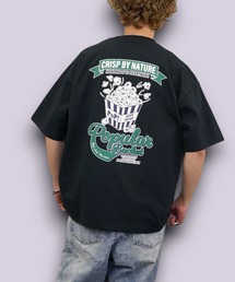 Burner（バーナー）の「【GROOVY STORE】CVC WIDE Crew Neck T-Shirt  刺繍＆グラフィックT（Tシャツ/カットソー）」