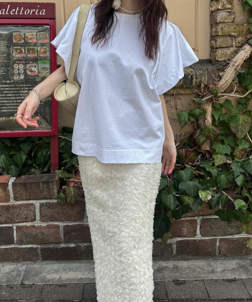 fringe wave tulle pencil SK（スカート）｜WILLFULLY（ウィルフリー
