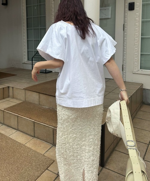 fringe wave tulle pencil SK（スカート）｜WILLFULLY（ウィルフリー