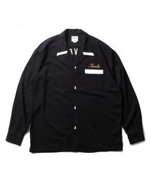 HOUSTON　ボーリングシャツ長袖 STRIKERS