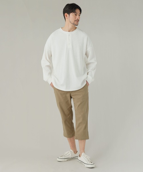 LIL VENDARS(リルヴェンダース)の「Buyer's select/【接触冷感/吸水速乾/ストレッチ】カルゼレギンスクロップドパンツ(その他パンツ・メンズ・ブラック/カーキ/チャコール/ベージュ/ネイビー・M/L/LL)」の20枚目の写真