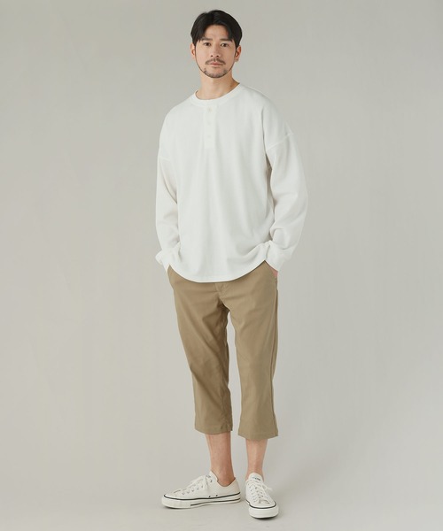 LIL VENDARS(リルヴェンダース)の「Buyer's select/【接触冷感/吸水速乾/ストレッチ】カルゼレギンスクロップドパンツ(その他パンツ・メンズ・ブラック/カーキ/チャコール/ベージュ/ネイビー・M/L/LL)」の21枚目の写真