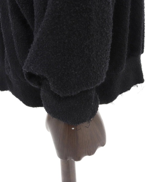 ADAM PATEK(アダムパテック)の「mcg3779-washed cotton pile raw-edge cardigan カーディガン(AP2614017)(カーディガン/ボレロ・メンズ・アイボリー/ブラック・2/1)」の22枚目の写真