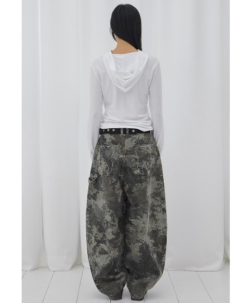 FANCY CLUB(ファンシークラブ)の「A'GEM/9 × .kom 『FANCY CLUB/ファンシークラブ』 PEGASUS HOODED LONG SLEEVE/ペガサスフード長袖カットソー(Tシャツ/カットソー・レディース・チャコールグレー/ホワイト・FREE)」の13枚目の写真