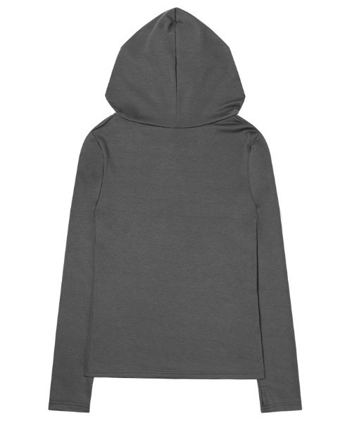 FANCY CLUB(ファンシークラブ)の「A'GEM/9 × .kom 『FANCY CLUB/ファンシークラブ』 PEGASUS HOODED LONG SLEEVE/ペガサスフード長袖カットソー(Tシャツ/カットソー・レディース・チャコールグレー/ホワイト・FREE)」の15枚目の写真