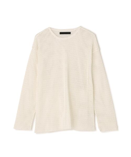 DANKE SCHON(ダンケシェーン)の「DankeSchon/ダンケシェーン/MESH L/S TEE(Tシャツ/カットソー・レディース・グレー/ブラック/ホワイト・F)」の15枚目の写真