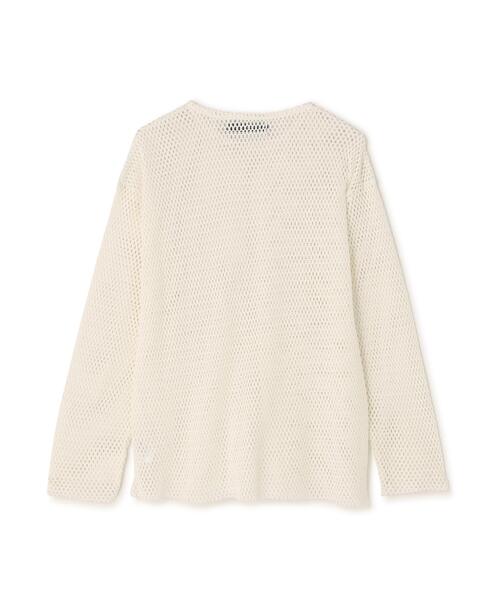DANKE SCHON(ダンケシェーン)の「DankeSchon/ダンケシェーン/MESH L/S TEE(Tシャツ/カットソー・レディース・グレー/ブラック/ホワイト・F)」の16枚目の写真