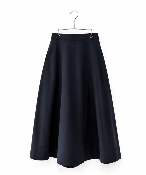 Marilyn Moon（マリリンムーン）の「stitch flare skirt（スカート・レディース・ネイビー/アイボリー/キャメル・FREE）」の3枚目の写真