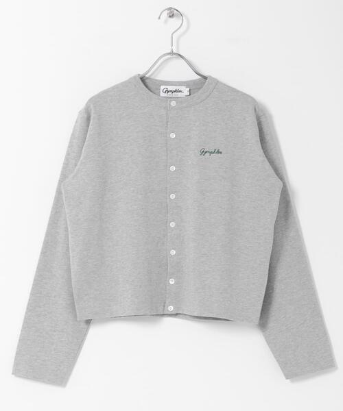 GYMPHLEX（ジムフレックス）の「GYMPHLEX　SHORT CREW NECK CARDIGAN（カーディガン/ボレロ・レディース・ブルー/ブラック/ライトグレー・14）」の13枚目の写真