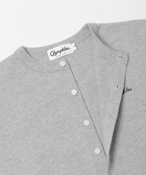 GYMPHLEX（ジムフレックス）の「GYMPHLEX　SHORT CREW NECK CARDIGAN（カーディガン/ボレロ・レディース・ブルー/ブラック/ライトグレー・14）」の4枚目の写真